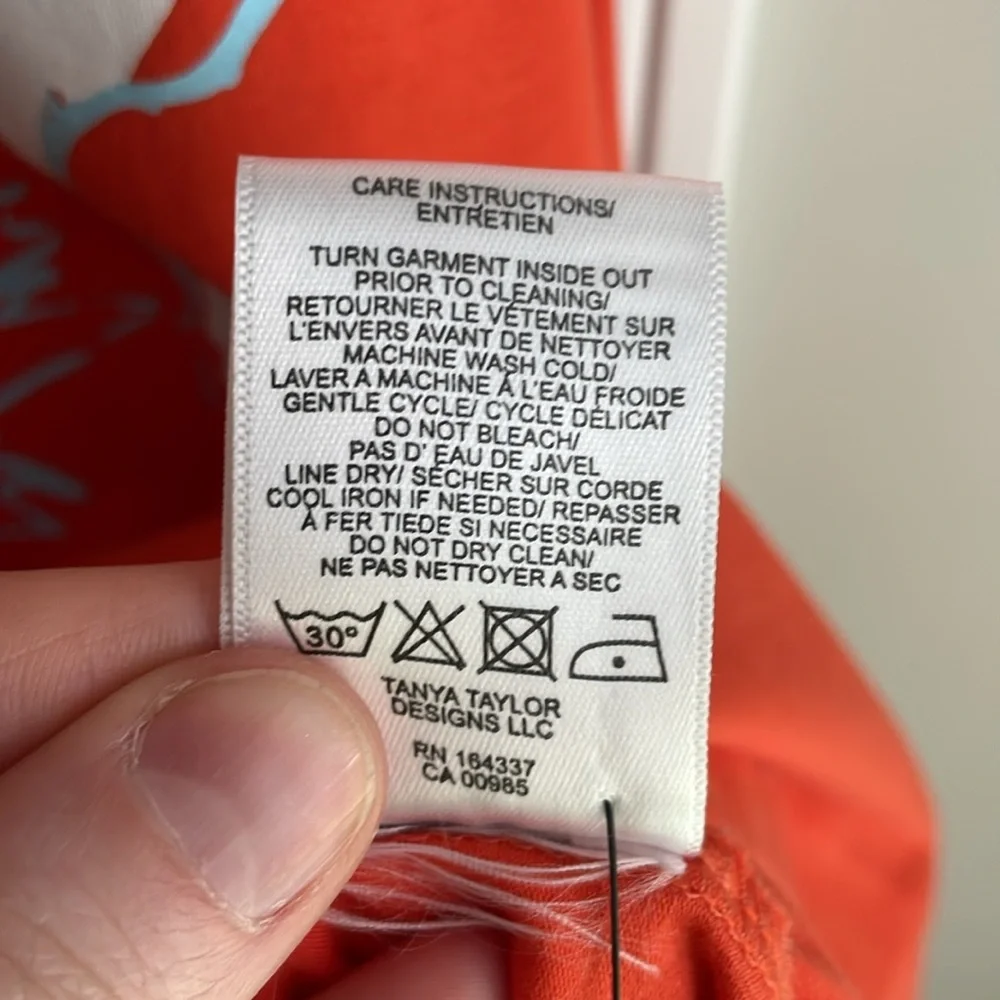 Tanya Taylor Floral Print Midi T-Shirt Dress - Picture 8 of 8